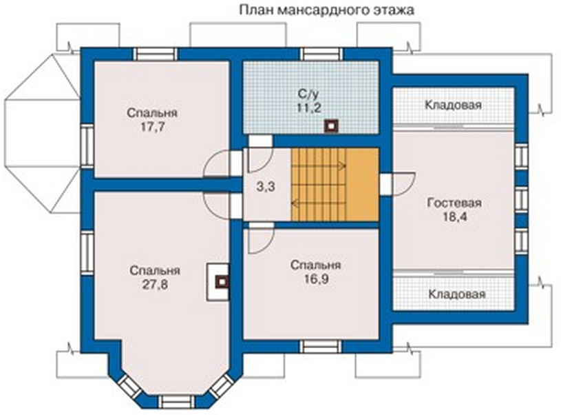 Планировка проекта дома №51-76 51-76_ (2).png